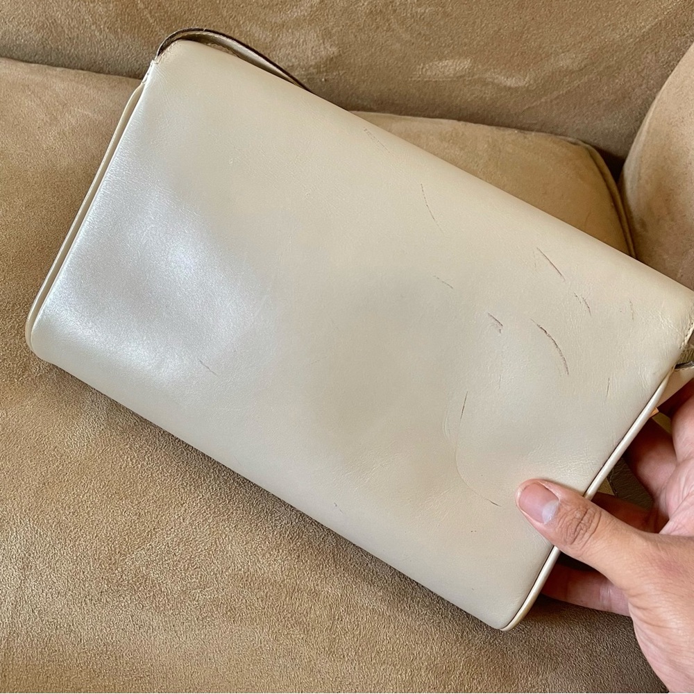 Celine Paris White Shoulder Bag - Picture 8 of 14